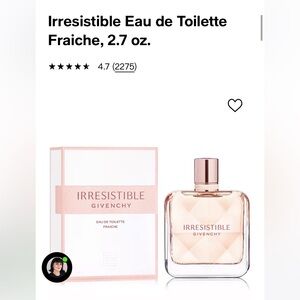 SOLD ON ANOTHER SITE, do not buy Givenchy IRRESISTIBLE